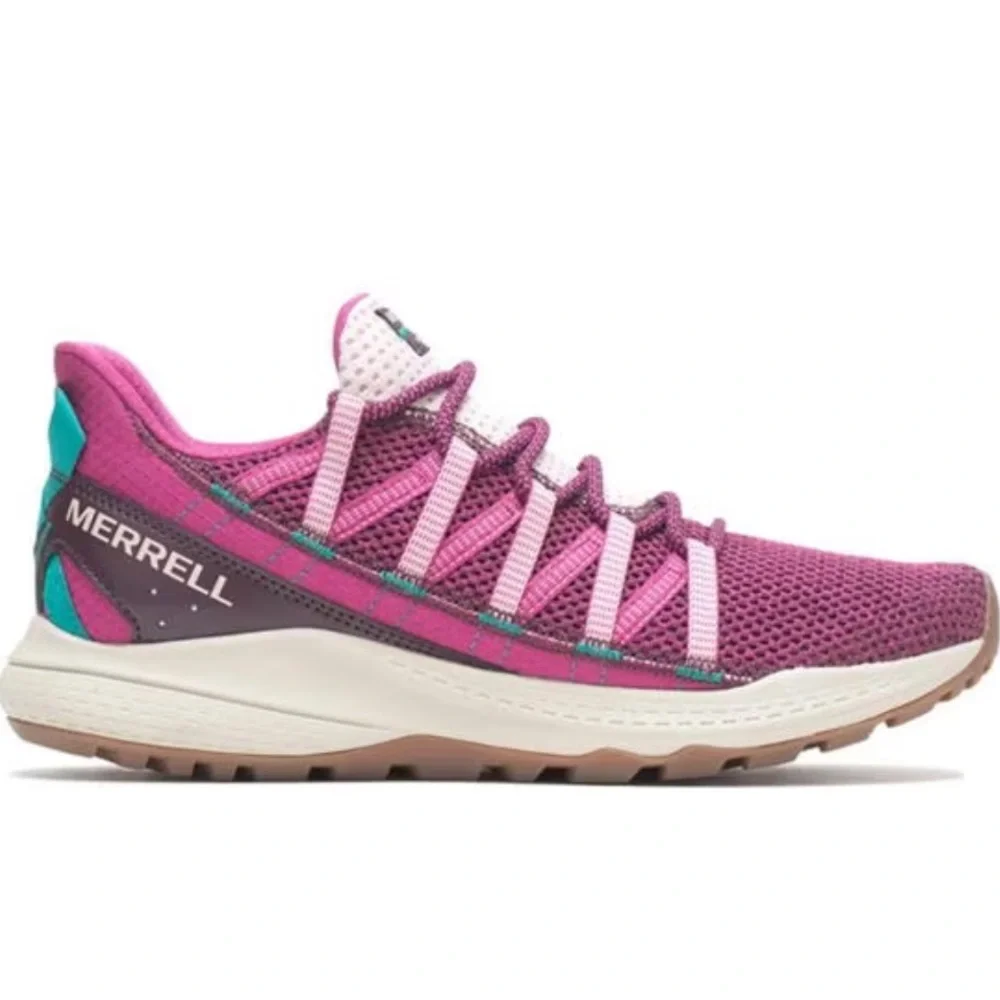 Merrell Women’s Fuchsia Bravada Edge Running Sneakers Shoes - Picture 14 of 16